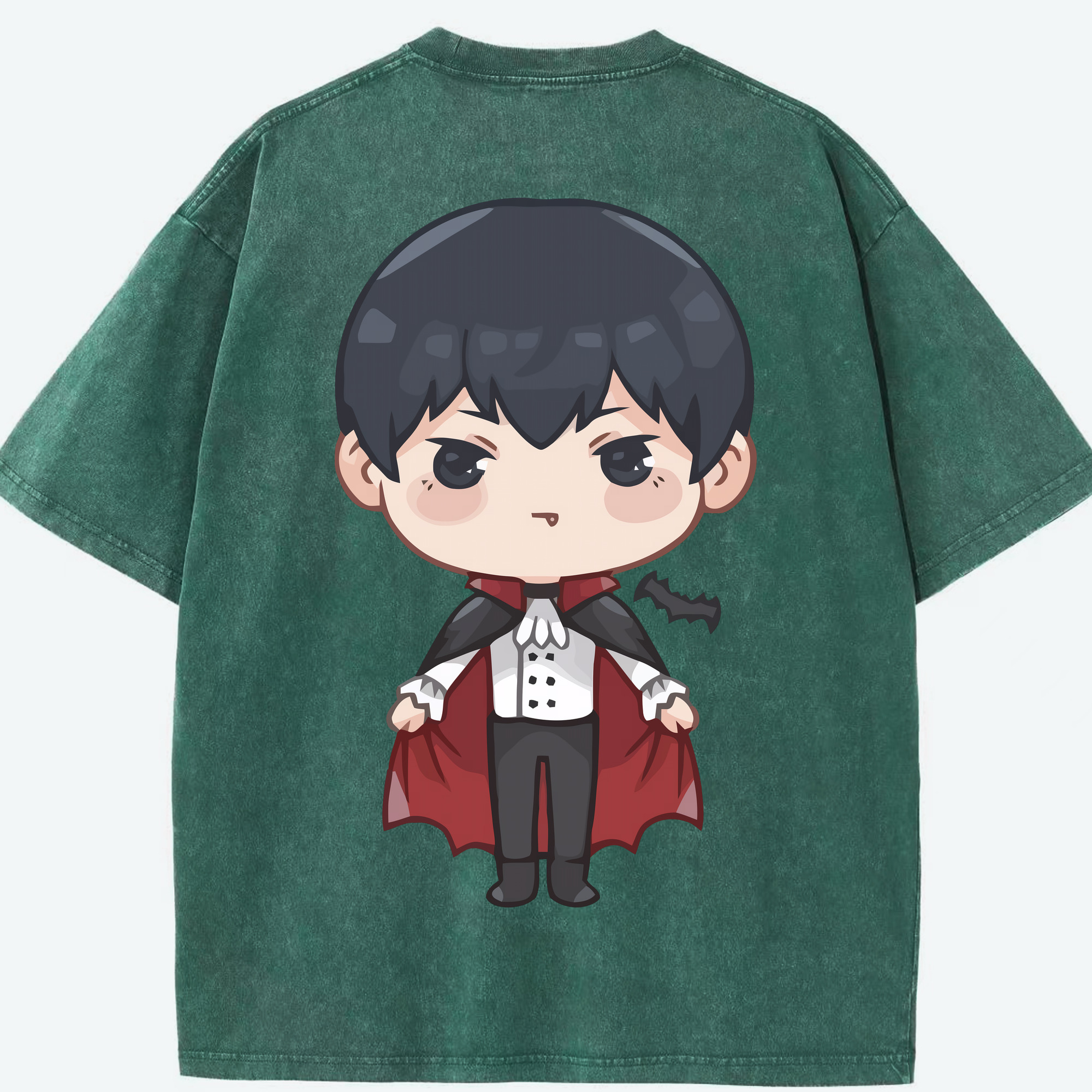 （画像用） ハイキュー!! Haikyu!! 綿100% ヴィンテージ風 半袖Tシャツ（背面プリント）